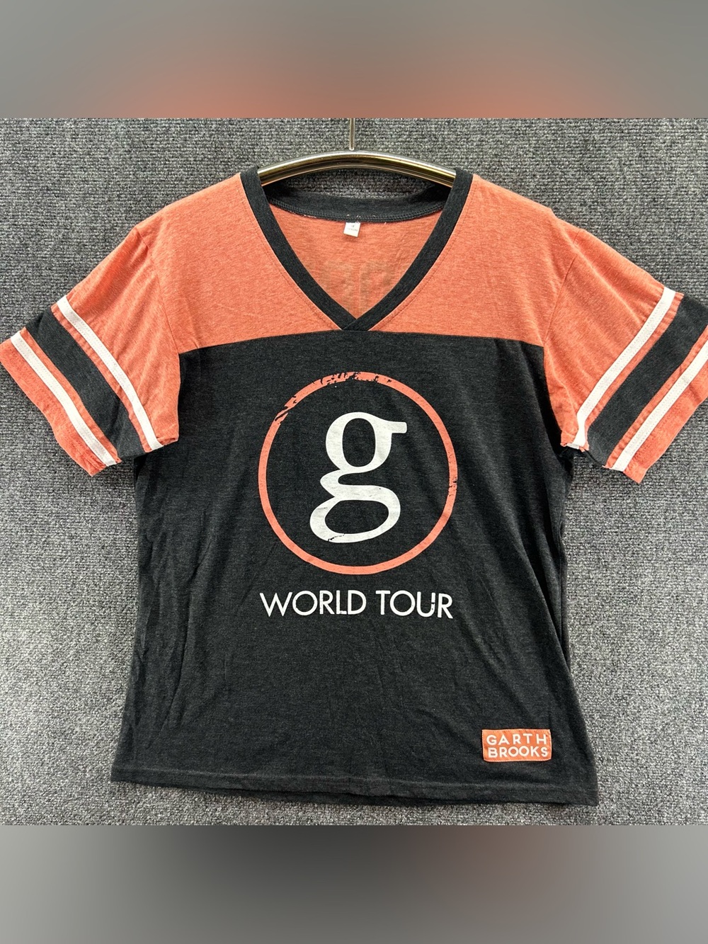 Garth Brooks World Tour Concert T-Shirt Women’s XL Jersey #7 V-Neck Country